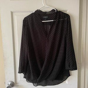 Polka Dot dress pull over blouse